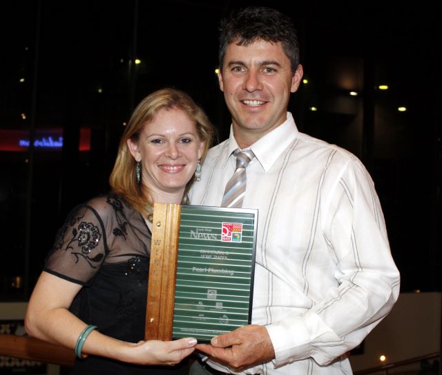 Matthew and Michelle Pearl - Pearl Plumbing South West News Winner 2009